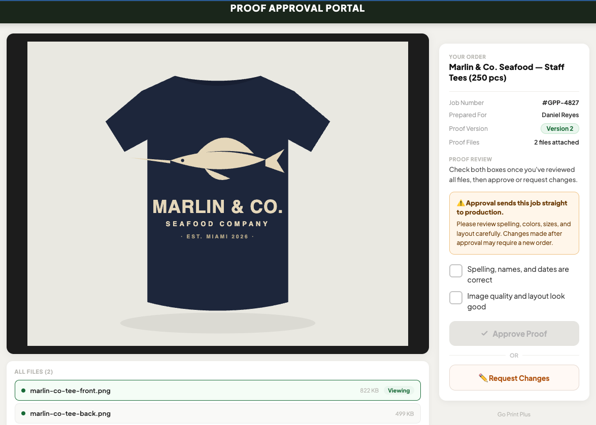 The Client Approval Portal